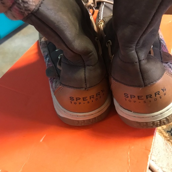 Women’s Sperry Boots pink plaid size 11 - Picture 4 of 4